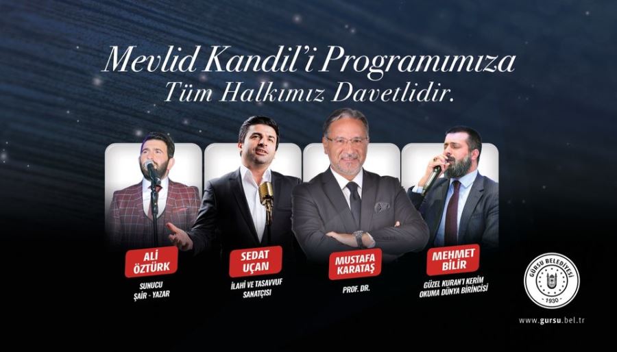 Başkan Işık Mevlit Kandili için Karataş