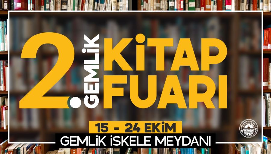 GEMLİK KİTAP FUARI BİR KEZ DAHA KAPILARINI AÇIYOR