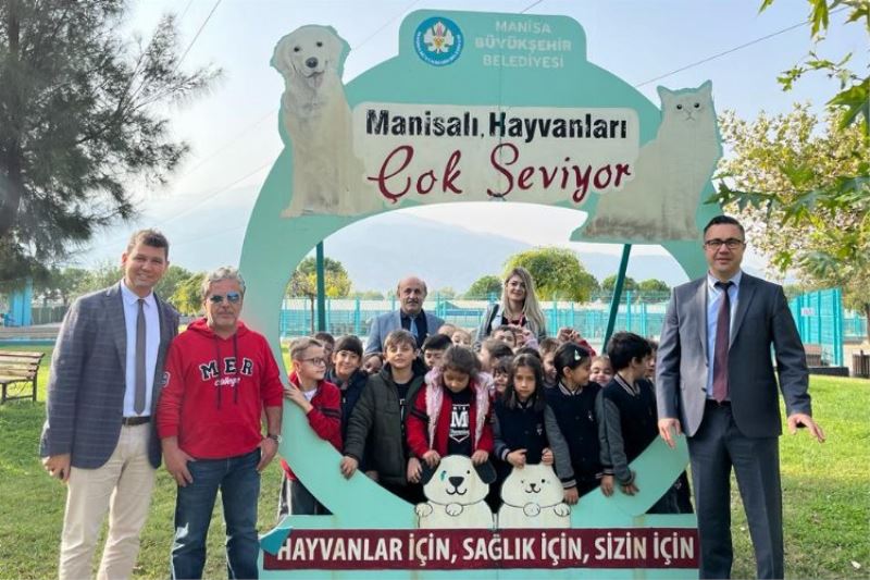 Manisalı miniklerden can dostlarına ziyaret