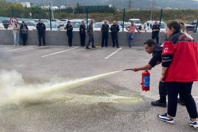 Kocaeli İtfaiyesi, eğitimde vites yükseltti