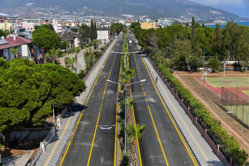 Anamur’da 3 önemli cadde yeni çehresine kavuştu