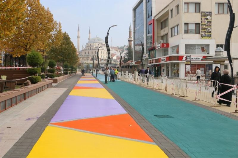 İzzet Baysal Caddesi renkleniyor