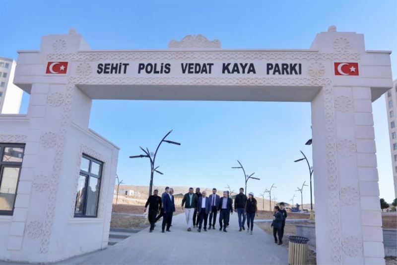 ‘Şehit Vedat Kaya Parkı’nda şekillendi