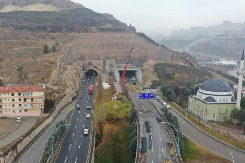 Kuzey Ankara Tüneli’ndeki ışık göründü