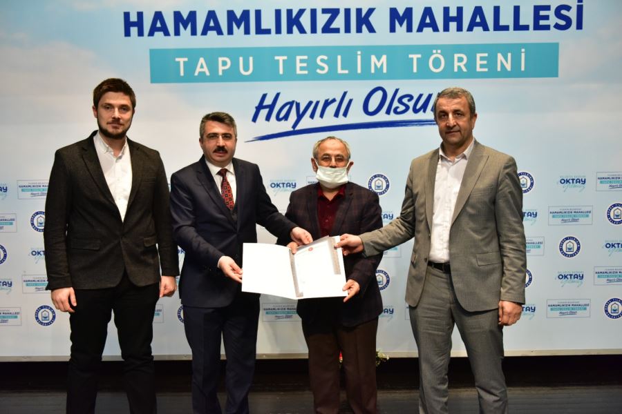 2022’DE 33 BİN KİŞİYE TAPU DAĞITACAĞIZ