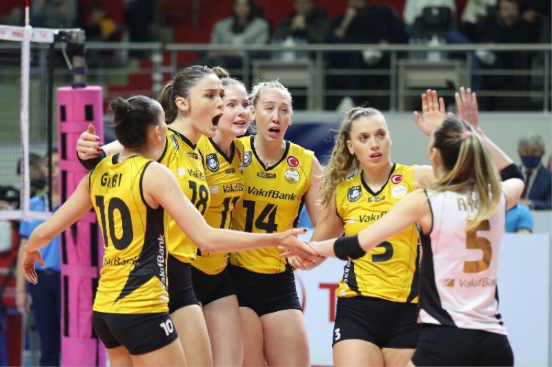 VakıfBank, deplasmanda set vermedi