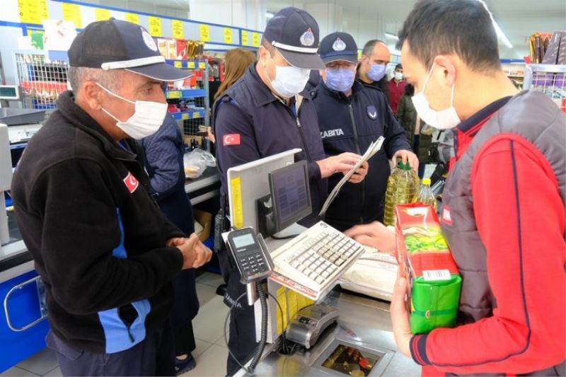 Kayseri Kocasinan Belediyesi zabıta ekiplerinden Ramazan öncesi denetim 