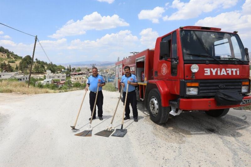 Gaziantep İtfaiyesi olası risklere karşı teyakkuzda