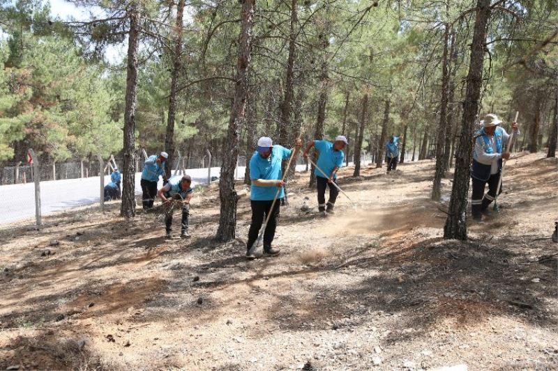 Gaziantep ormanlarında olası yangın alarmı