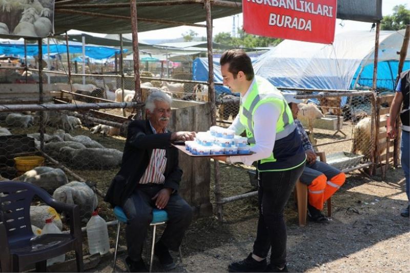 Kurban alanında dondurma imkanı