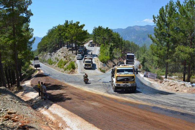 Alanya yolları sil baştan yenileniyor