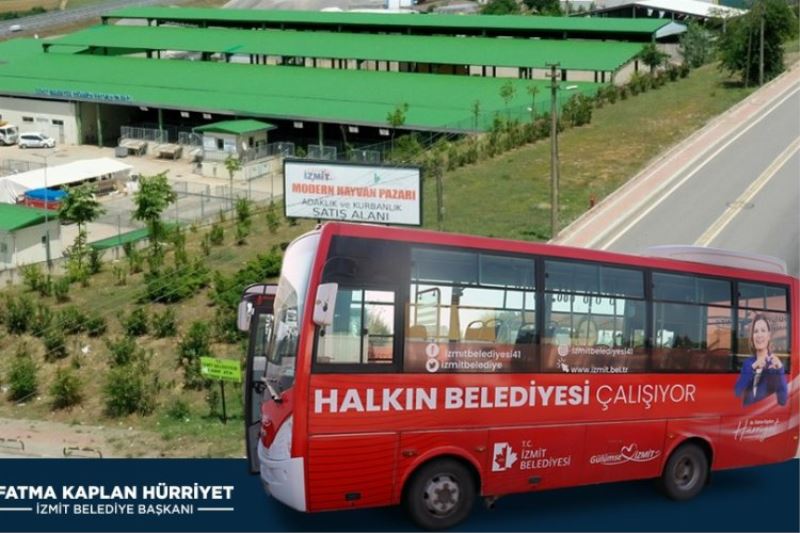 Modern Hayvan Pazarı’na ücretsiz ring servisi başlıyor