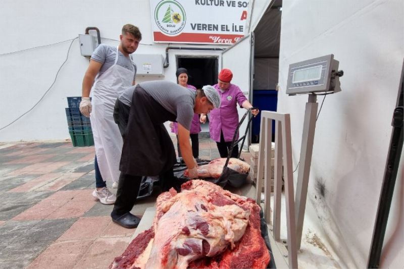 Bolulular kurban bağışında rekor kırdı