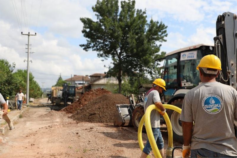 Sakarya Kazımpaşa Mahallesi’nde altyapı çalışmaları sürüyor