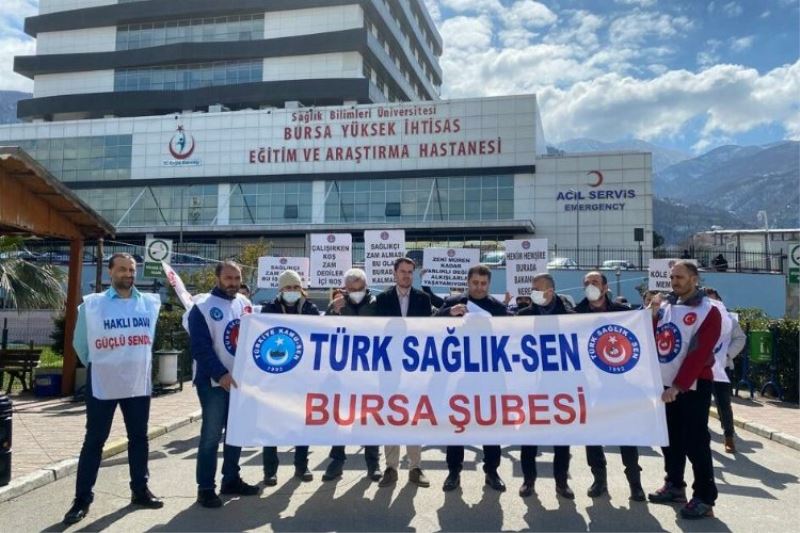 Bursalı sağlıkçılardan 