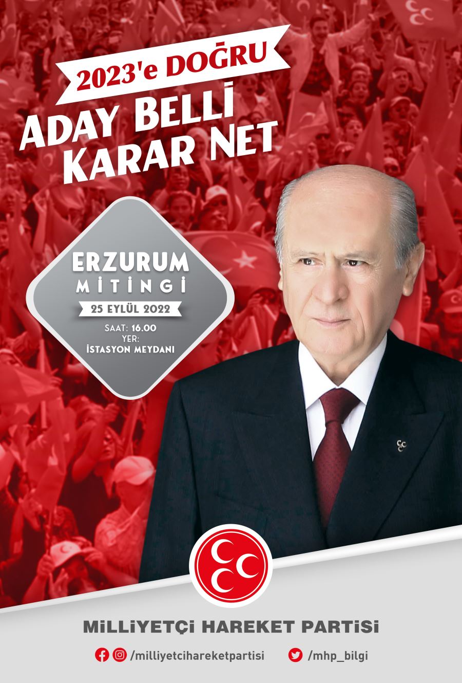 ERZURUM MHP MİTİNGİ