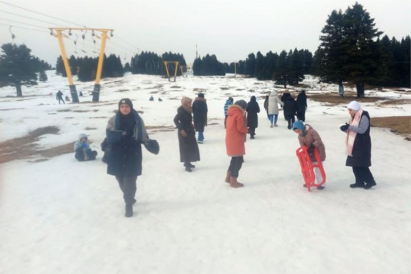 Mudanyalı gençlerden ‘Uludağ Milli Park’ keyfi