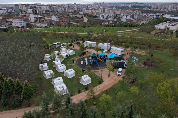 Çağdaşkent Geçici Barınma Alanı’nın tanıtımı yapıldı