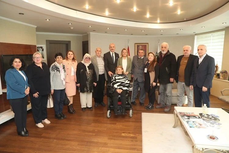 Fatma Kaplan Hürriyet engelli derneklerini ağırladı