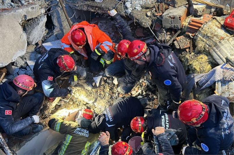 Bursa tüm gücüyle deprem bölgesinde