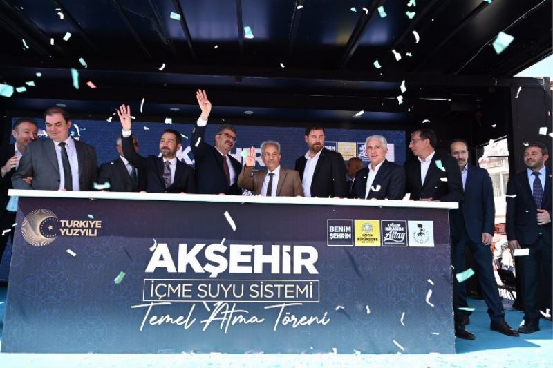 Konya Akşehir’in içme suyu Sistemini yeniliyor