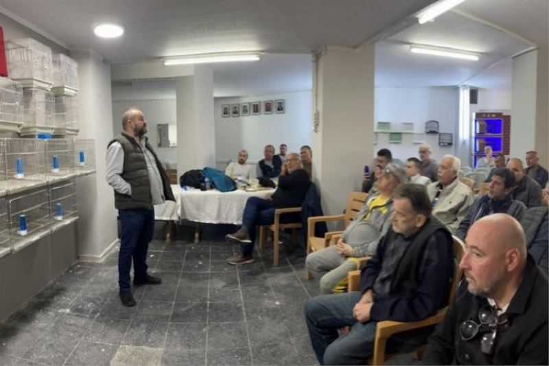 Kanarya yetiştiriciliği seminerine yoğun ilgi