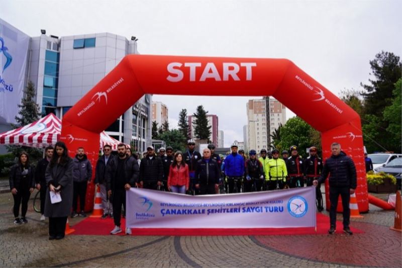 Pedallar Çanakkale şehitleri için dönüyor