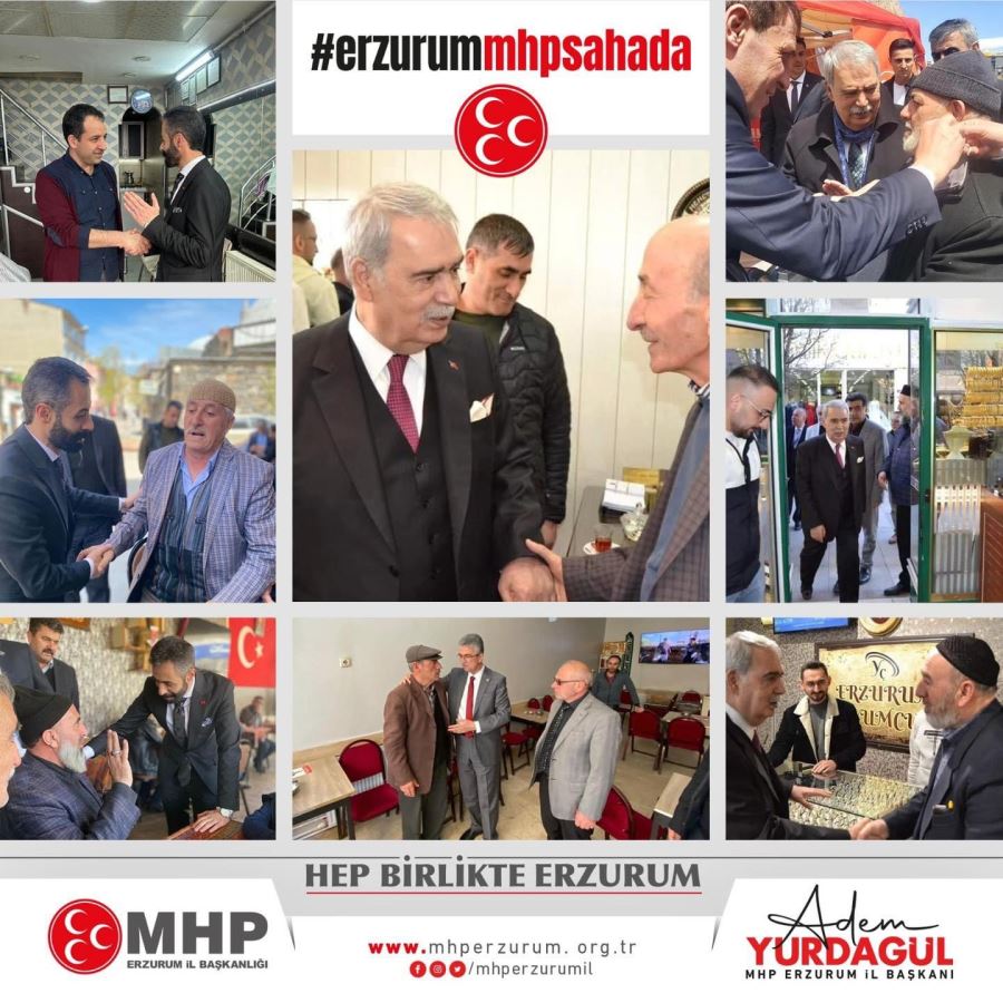 ERZURUM MHP TAM SAHA PRES YAPIYOR