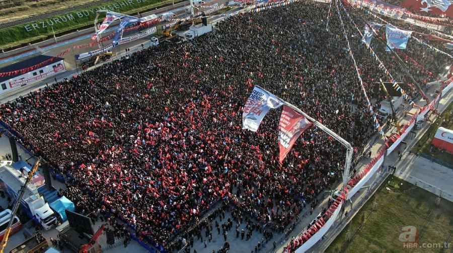 DOSTA GÜVEN RAKİBE KORKU SALAN BÜYÜK AK PARTİ ERZURUM MİTİNGİ