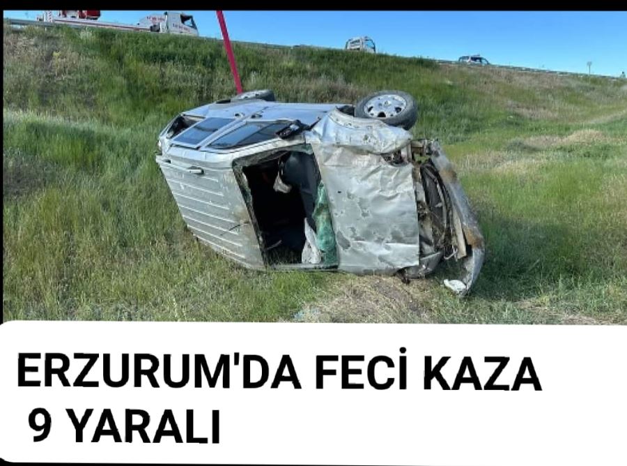 ERZURUMDA FECİ KAZA