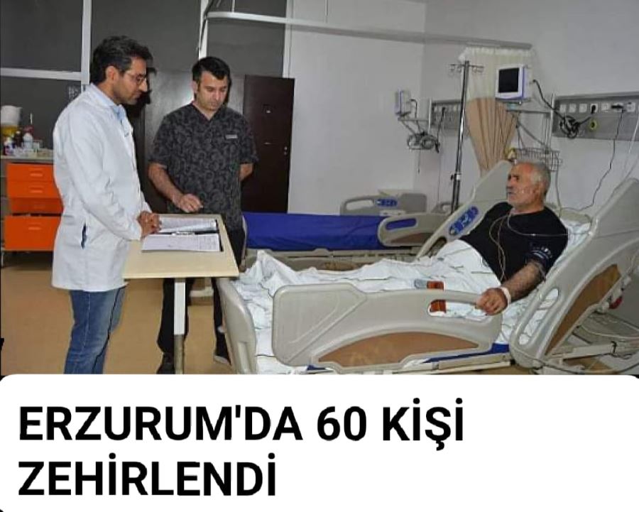 ERZURUMDA MANTAR ZEHİRLENMESİ