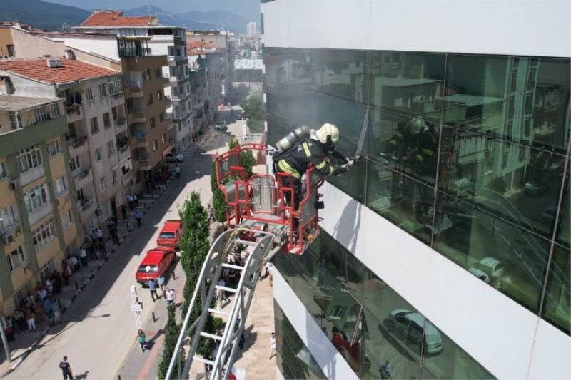 Manisa MASKİ’den gerçeği aratmayan tatbikat