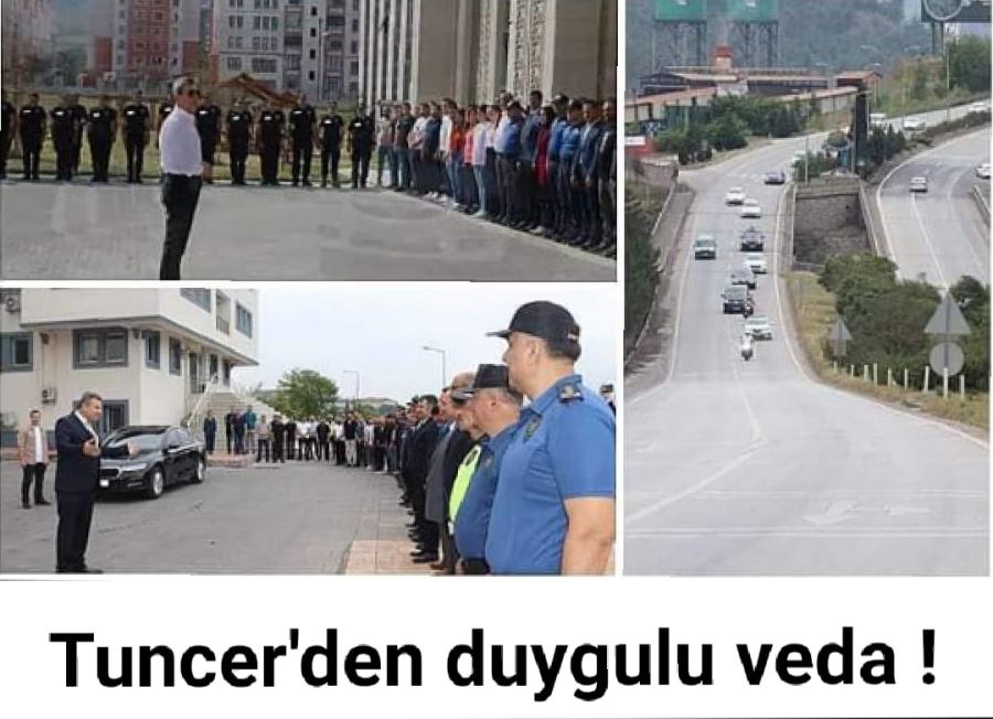 Erzurum Emniyet Müdürü Tuncere Anlamlı Veda