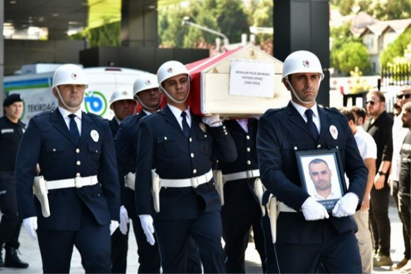 Kalp krizi geçiren polis memuruna Tekirdağ