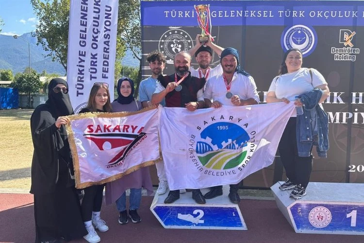 Sakaryalı sporcular Türkiye Şampiyonası’ndan dereceyle döndü