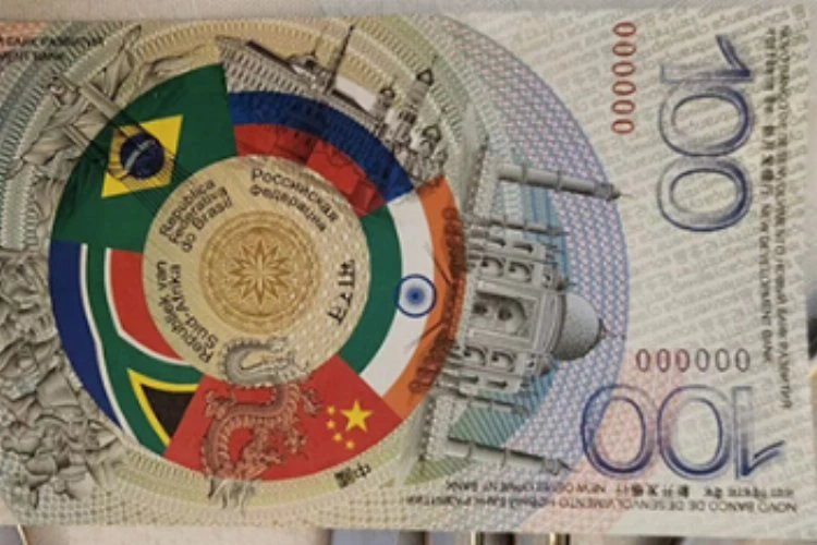 İlk sembolik BRICS banknotu görücüye çıktı