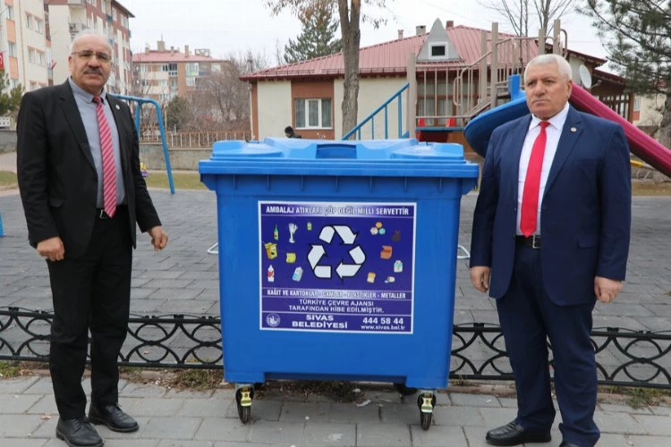 Geri dönüşümde Sivas örnek belediye