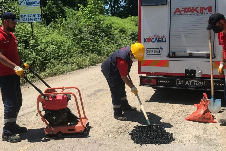 Kocaeli kırsal mahalleleri hizmete doydu