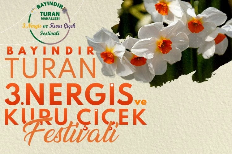 Nergis ve Kuru Çiçek Festivali 3. yılında