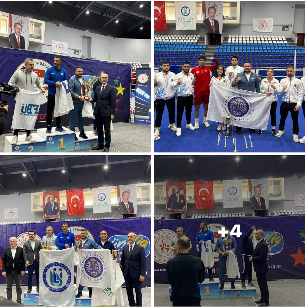 ATATÜRK ÜNİVERSİTESİ BOKS TAKIMI TÜRKİYE 3. Sü  OLDU